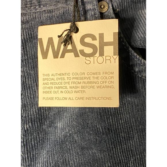 Women's GAP 1969 Perfect Boot Corduroy Pants Jeans Size 29 S Navy Blue NWT - Picture 3 of 11